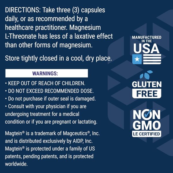 Life Extension Neuro-Mag Magnesium L-Threonate, Magnesium L-threonate, Memory Health, Quick Thinking, Cognitive Health Support, Vegetarian, Non-GMO, 90 Vegetarian Capsules - Image 4