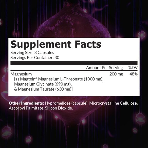 Innate Vitality Magnesium Glycinate 500mg | 70mg Elemental Magnesium Supplement- High Absorption, Non-GMO & No Gluten - Supports Nerve, Muscle, Bone & Heart Health - 240 Vegan Capsules Magnesio - Image 2