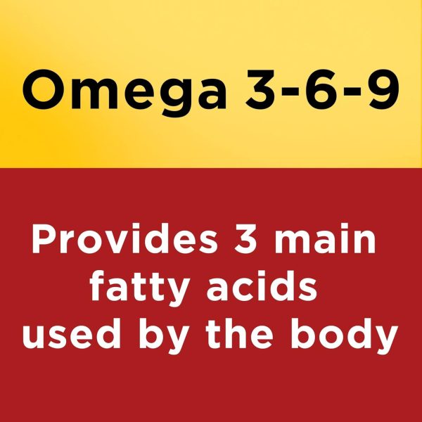 Nature Made Triple Omega 3 6 9 Supplements, Flaxseed, Safflower & Olive Oils, Fish Free Omega 3 Fatty Acid Supplement, 150 Softgels, 75 Day Supply - Image 3