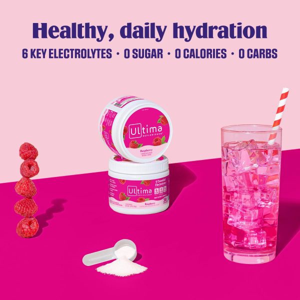 Ultima Replenisher Daily Electrolyte Powder Drink Mix – Sugar Free – Pink Lemonade, 30 Serving – Hydration Powder with 6 Key Electrolytes and Trace Minerals – Keto Friendly, Vegan, Non-GMO - Image 3