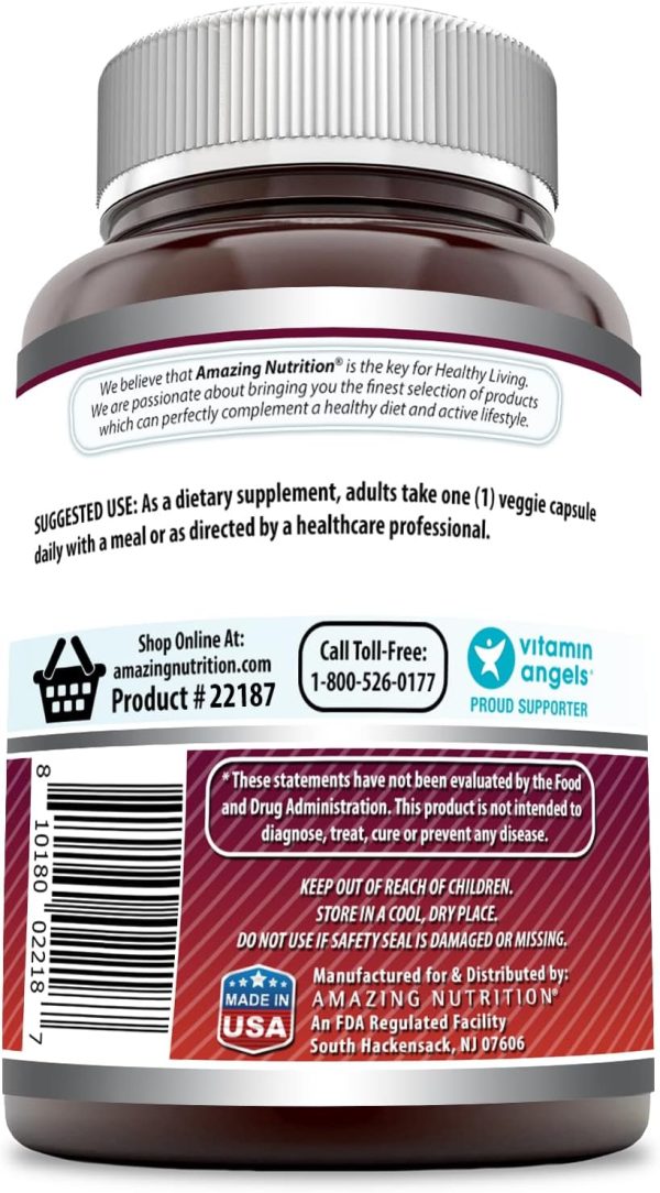 Amazing Formulas Quercetin 500mg 120 Veggie Capsules Supplement - Non-GMO - Gluten Free - Supports Overall Health & Well Being - Image 3