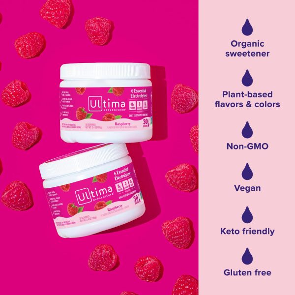 Ultima Replenisher Daily Electrolyte Powder Drink Mix – Sugar Free – Pink Lemonade, 30 Serving – Hydration Powder with 6 Key Electrolytes and Trace Minerals – Keto Friendly, Vegan, Non-GMO - Image 4