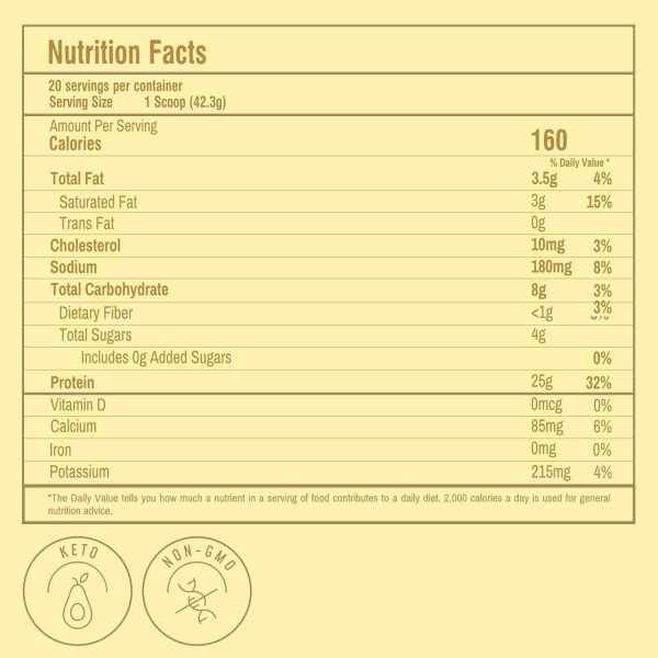 FlavCity Grass Fed Whey Protein Powder - Vanilla Smoothie - 25g Protein & 10g Collagen - Made with Real Vanilla Bean & Organic Coconut Milk - Gluten Free & No Added Sugars (20 Servings) - Image 6