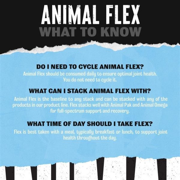 Animal Flex - Glucosamine Chondroitin Joint Supplement for Women and Men Discomfort with Turmeric, MSM, Boswellia for Cartilage, Joint Health, Muscles, Back, Knees, Shoulder, and Hip, 44 Packs - Image 5