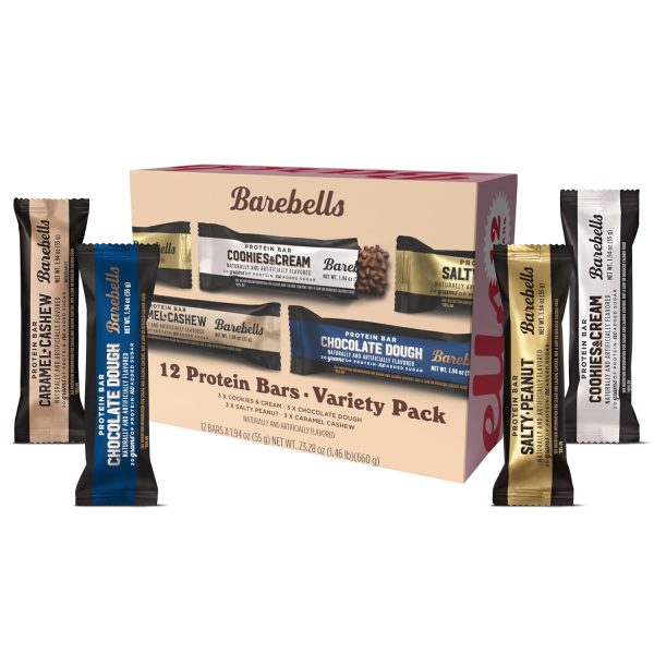 Barebells Protein Bars Variety Pack - 12 Count, 1.9oz Bars - Protein Snacks with 20g of High Protein - Chocolate Protein Bar with 1g of Total Sugars - Perfect on The Go Protein Snack & Breakfast Bars - Image 7