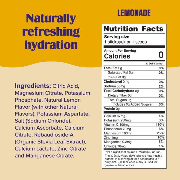 Ultima Replenisher Daily Electrolyte Powder Drink Mix – Sugar Free – Lemonade, 90 Servings – Hydration Powder with 6 Key Electrolytes and Trace Minerals – Keto Friendly, Vegan, Non-GMO - Image 5