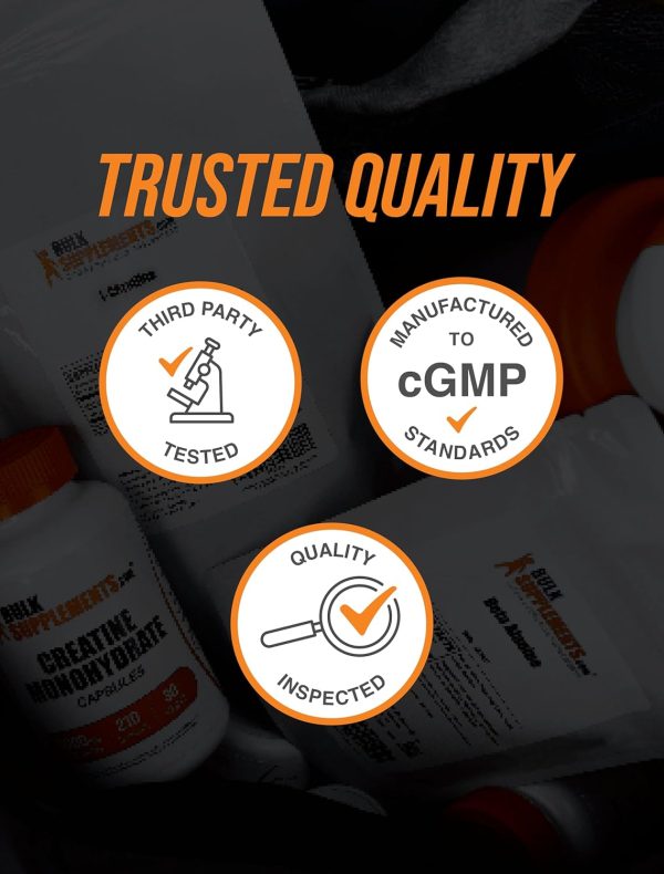 BulkSupplements.com Creatine Monohydrate Powder - Creatine Supplement, Micronized Creatine 1kg, Creatine Powder - Unflavored & Gluten Free, 5g (5000mg) per Servings, 1kg (2.2 lbs) (Pack of 1) - Image 4