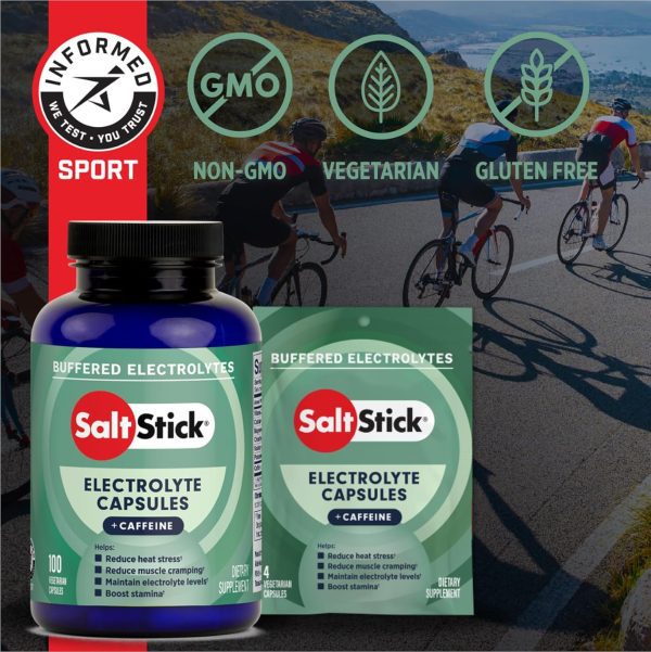 SaltStick Electrolyte Capsules with Vitamin D - 200 Count - Salt Pills with Electrolytes for Sports Nutrition, Running Supplements, Electrolyte Pills - 200 Count - Image 2