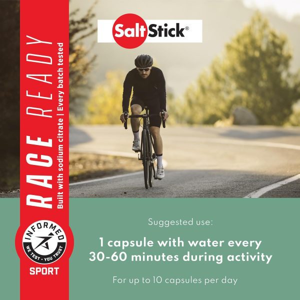 SaltStick Electrolyte Capsules with Vitamin D - 200 Count - Salt Pills with Electrolytes for Sports Nutrition, Running Supplements, Electrolyte Pills - 200 Count - Image 6
