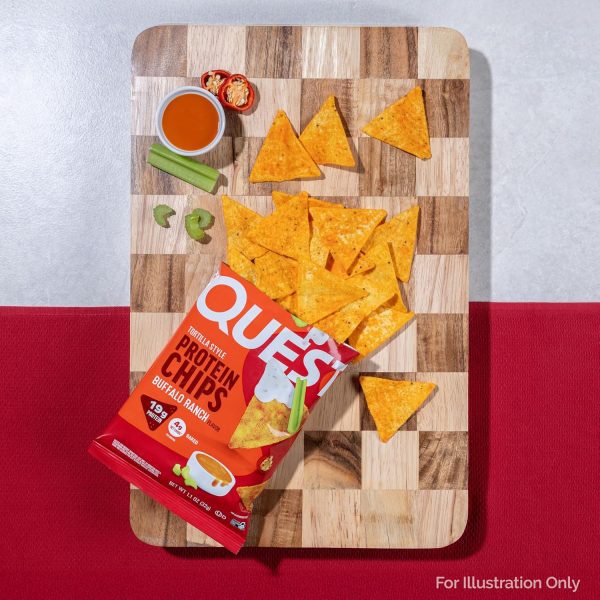 Quest Nutrition Tortilla Style Protein Chips Variety Pack, Chili Lime, Nacho Cheese, Loaded Taco, Low Carb, High Protein, Gluten Free, 1.1 oz (Pack of 12) - Image 5