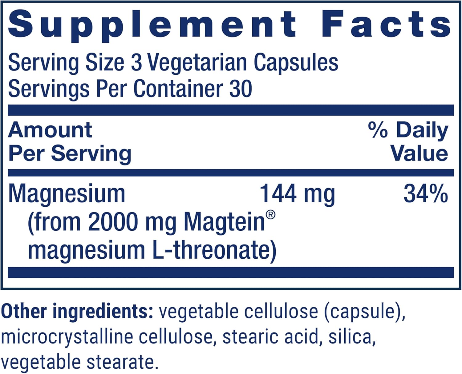 Life Extension Neuro-Mag Magnesium L-Threonate, Magnesium L-threonate, Memory Health, Quick Thinking, Cognitive Health Support, Vegetarian, Non-GMO, 90 Vegetarian Capsules - Image 3