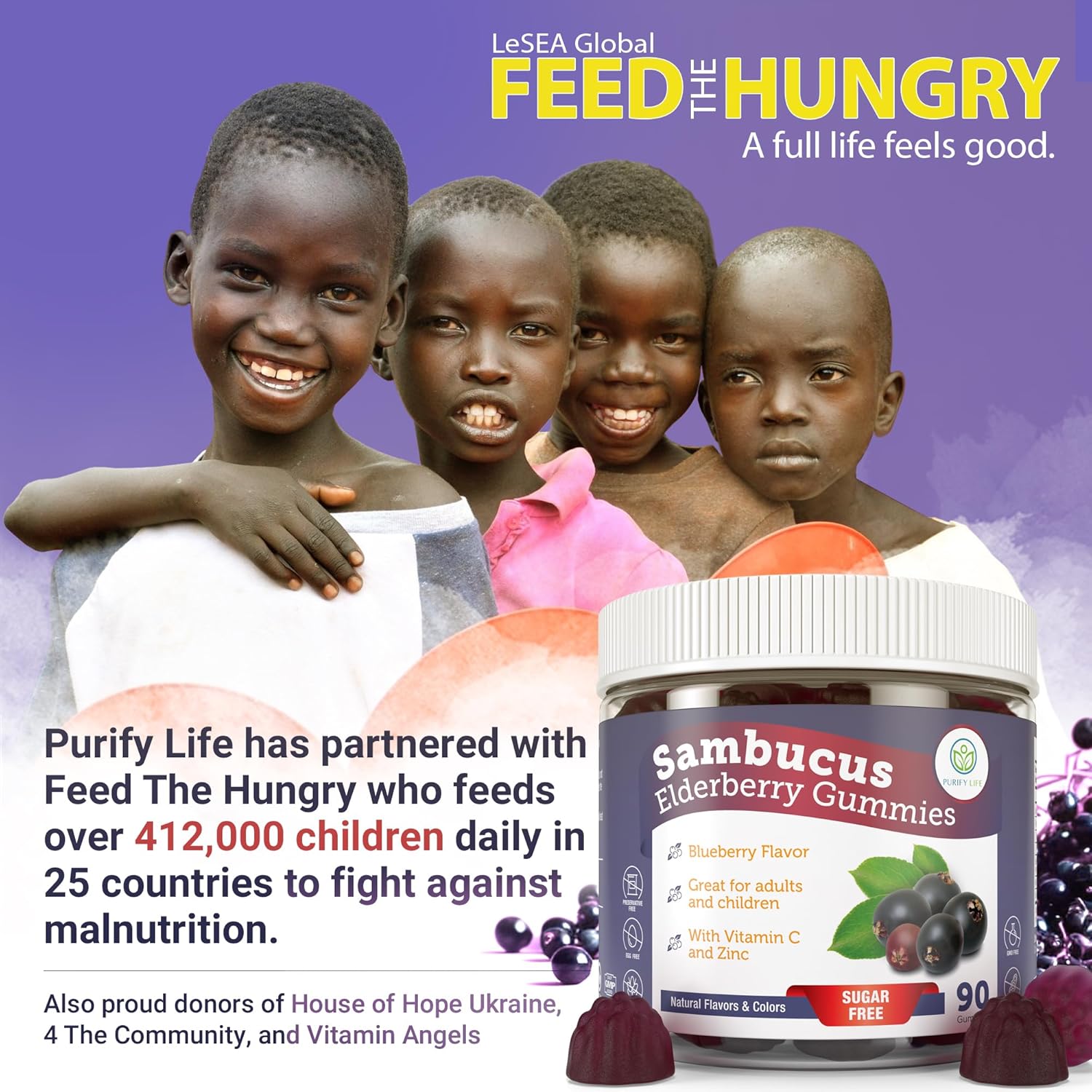 Purify Life Sugar-Free Milk Thistle Gummies for Liver Cleanse, Detox & Cell Repair (1000mg/serv) Cardo Mariano, Milk Thistle Extract & Antioxidant Support, Vegan, Replaces Pills & Capsules - Image 4