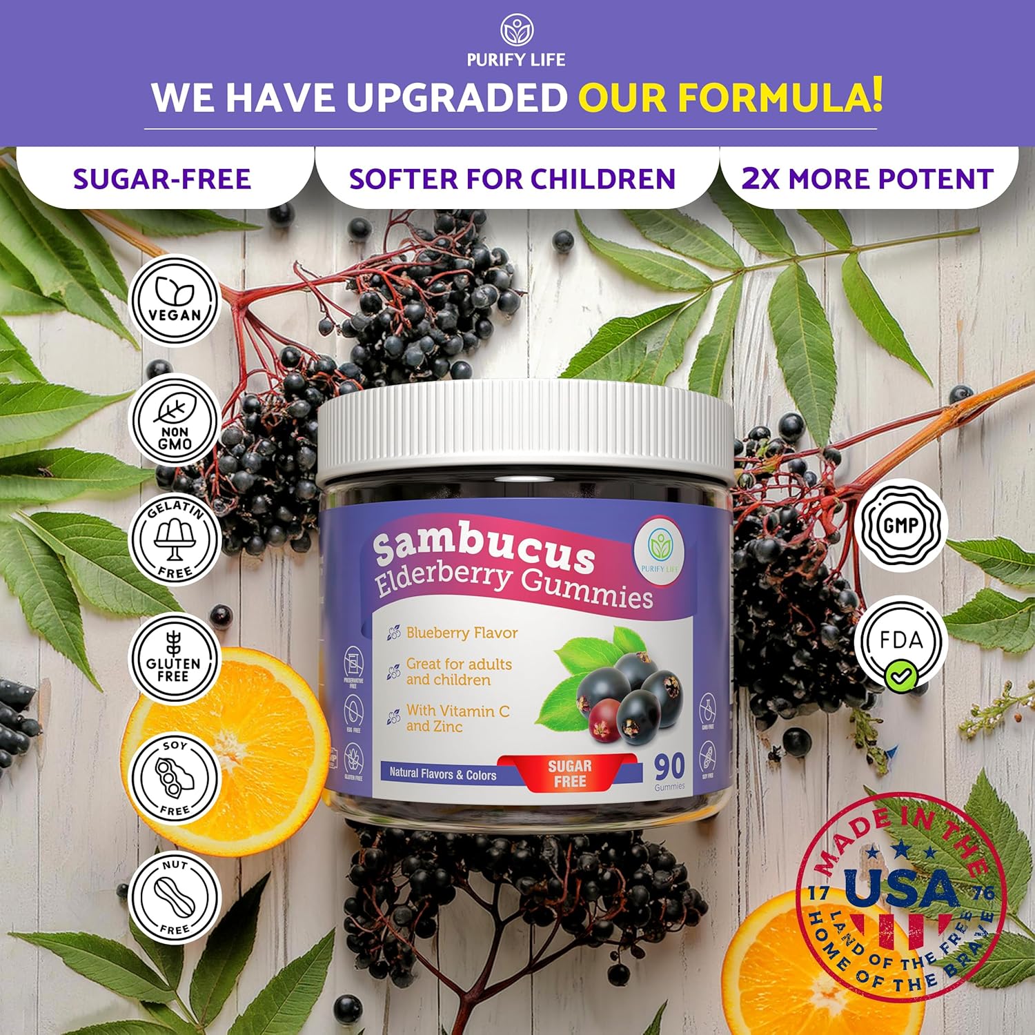 Purify Life Sugar-Free Milk Thistle Gummies for Liver Cleanse, Detox & Cell Repair (1000mg/serv) Cardo Mariano, Milk Thistle Extract & Antioxidant Support, Vegan, Replaces Pills & Capsules - Image 2