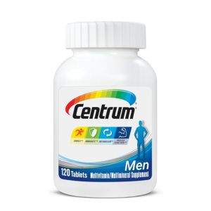 Centrum Multivitamin for Men, Multivitamin/Multimineral Supplement with Vitamin D3, B Vitamins and Antioxidants, Gluten Free, Non-GMO Ingredients - 120 Count