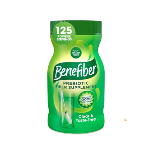 Benefiber Daily Prebiotic Fiber Supplement Powder for Digestive Health, Unflavored - 125 Servings (17.6 Ounces)