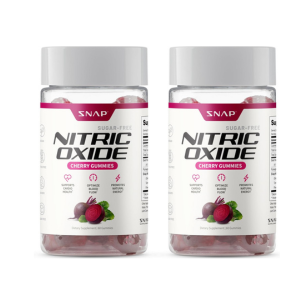 Snap Supplements Beet Root Gummies, Nitric Oxide Supplement with Organic Beets, Vitamins, Pomegranate and Antioxidants for Energy, Heart Health & Circulation Support, 60 Sugar Free Gummies, Cherry