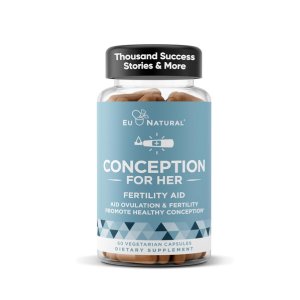 Conception Fertility Supplements for Women – Aids Ovulation, Hormonal Balance, & Regular Cycles – Prenatal Vitamin Support with Myo-Inositol, Folate, Folic Acid, Vitex – 60 Vegetarian Soft Capsules