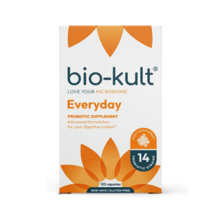 Bio-Kult Everyday Probiotics | 14 Strains | Adult Probiotic Supplement | Non-GMO, Gluten-Free | 120 Capsules