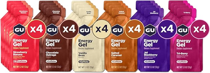 GU Energy Original Sports Nutrition Energy Gel, Vegan, Gluten-Free, Kosher, and Dairy-Free On-the-Go Energy for Any Workout, 24-Count, Assorted Flavors - Image 5