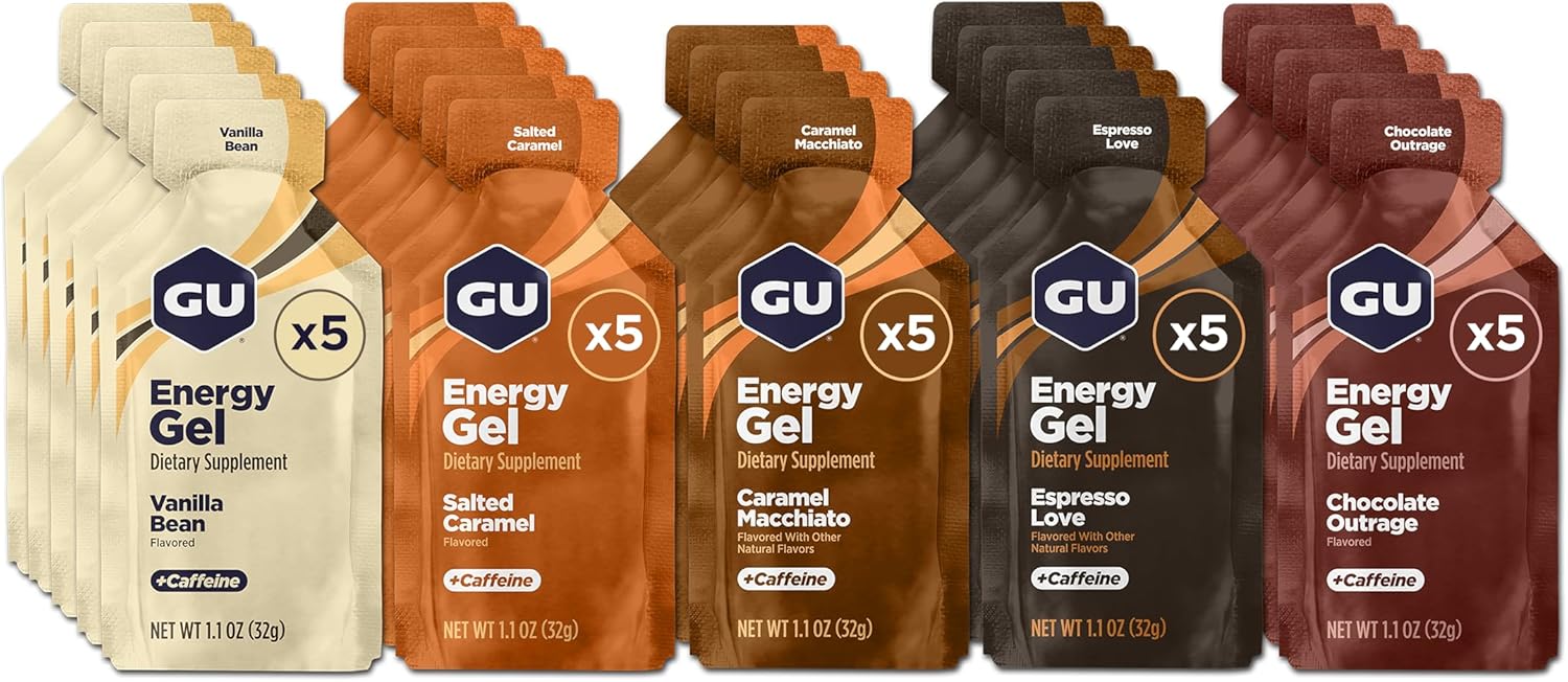 GU Energy Original Sports Nutrition Energy Gel, Vegan, Gluten-Free, Kosher, and Dairy-Free On-the-Go Energy for Any Workout, 24-Count, Assorted Flavors - Image 6